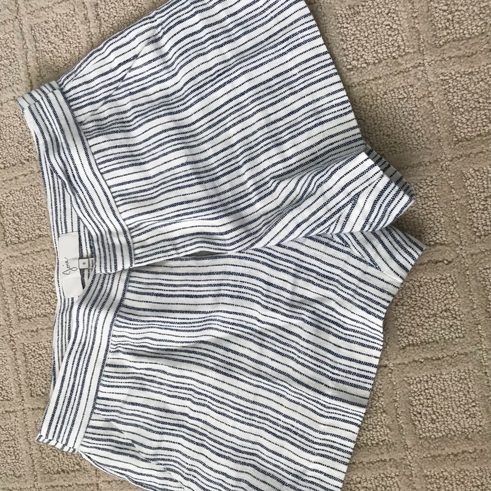 BLUE AND WHITE SHORTS
